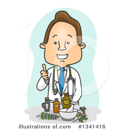 Royalty-Free (RF) Doctor Clipart Illustration by BNP Design Studio - Stock Sample #1341416