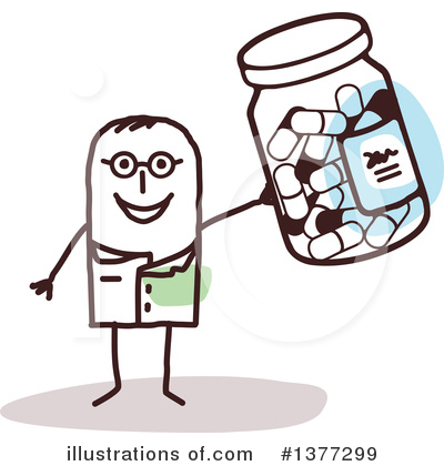 Royalty-Free (RF) Doctor Clipart Illustration by NL shop - Stock Sample #1377299