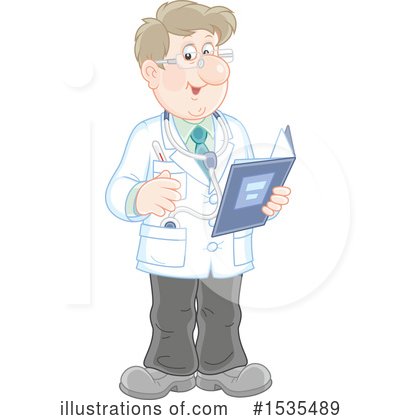 Royalty-Free (RF) Doctor Clipart Illustration by Alex Bannykh - Stock Sample #1535489