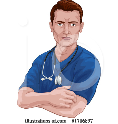 Royalty-Free (RF) Doctor Clipart Illustration by AtStockIllustration - Stock Sample #1706897