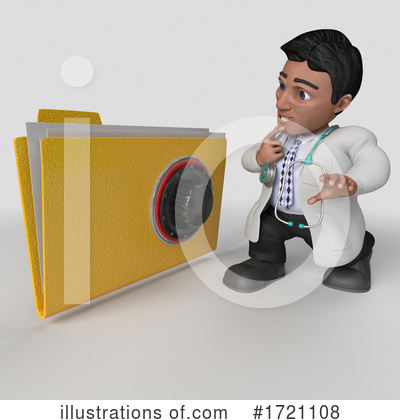 Royalty-Free (RF) Doctor Clipart Illustration by KJ Pargeter - Stock Sample #1721108
