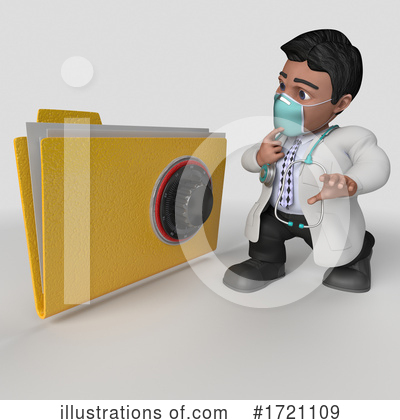 Royalty-Free (RF) Doctor Clipart Illustration by KJ Pargeter - Stock Sample #1721109