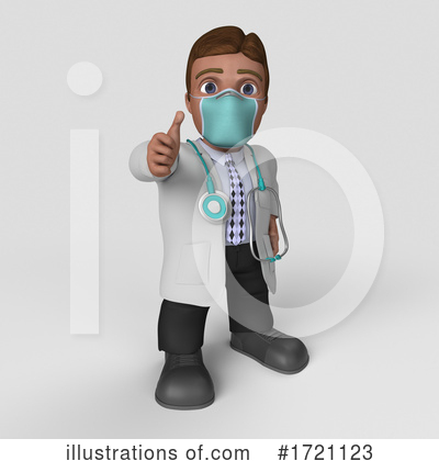 Royalty-Free (RF) Doctor Clipart Illustration by KJ Pargeter - Stock Sample #1721123