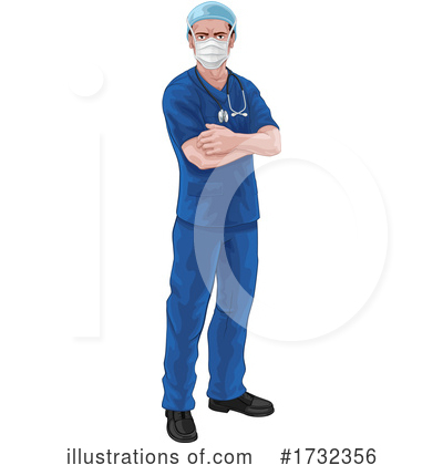 Royalty-Free (RF) Doctor Clipart Illustration by AtStockIllustration - Stock Sample #1732356