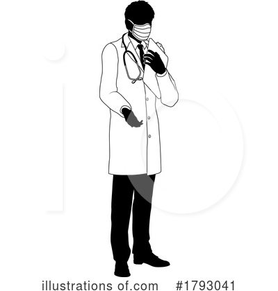 Royalty-Free (RF) Doctor Clipart Illustration by AtStockIllustration - Stock Sample #1793041