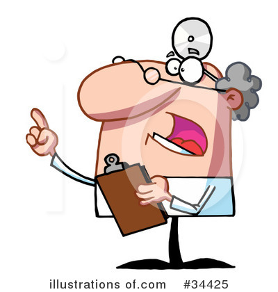 Royalty-Free (RF) Doctor Clipart Illustration by Hit Toon - Stock Sample #34425