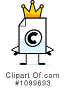 Document Clipart #1099693 by Cory Thoman
