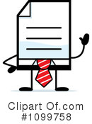 Document Clipart #1099758 by Cory Thoman