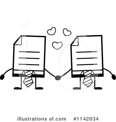 Royalty-Free (RF) Document Clipart Illustration by Cory Thoman - Stock Sample #1142034