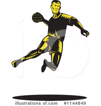 Handball Clipart #1144849 by patrimonio