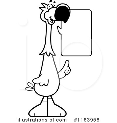 Royalty-Free (RF) Dodo Bird Clipart Illustration by Cory Thoman - Stock Sample #1163958