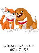 Dog And Cat Clipart #217156 by Pushkin