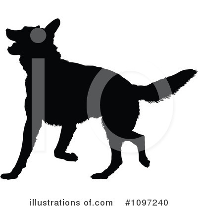 Royalty-Free (RF) Dog Clipart Illustration by Maria Bell - Stock Sample #1097240