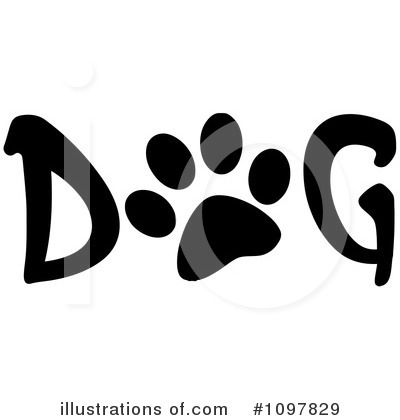 Royalty-Free (RF) Dog Clipart Illustration by Hit Toon - Stock Sample #1097829