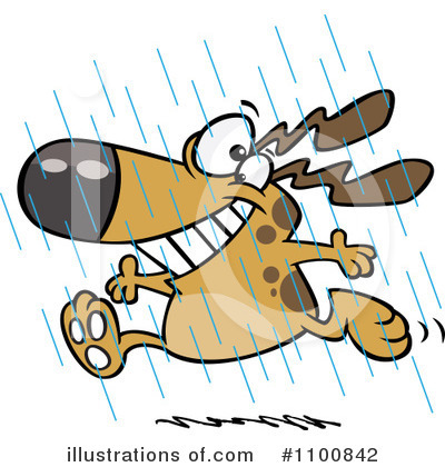 Royalty-Free (RF) Dog Clipart Illustration by toonaday - Stock Sample #1100842