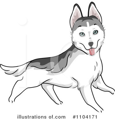 Royalty-Free (RF) Dog Clipart Illustration by BNP Design Studio - Stock Sample #1104171