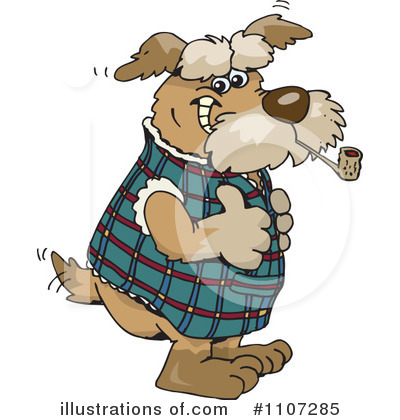 Scottish Terrier Clipart #1107285 by Dennis Holmes Designs