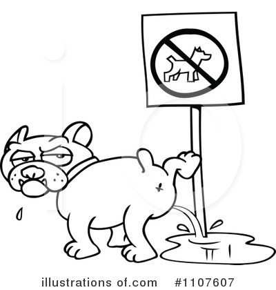 Royalty-Free (RF) Dog Clipart Illustration by gnurf - Stock Sample #1107607