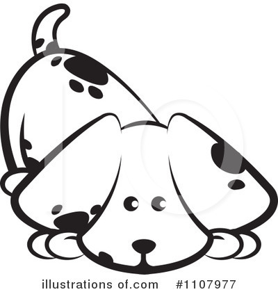 Royalty-Free (RF) Dog Clipart Illustration by Lal Perera - Stock Sample #1107977
