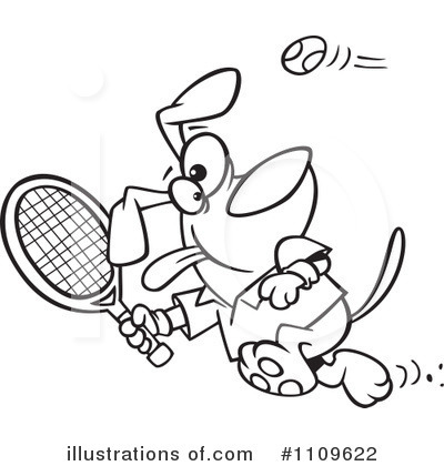 Tennis Clipart #1109622 by toonaday
