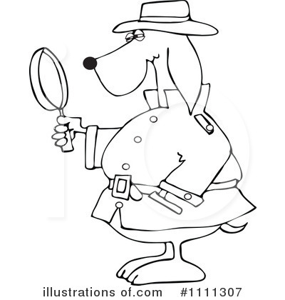 Royalty-Free (RF) Dog Clipart Illustration by djart - Stock Sample #1111307