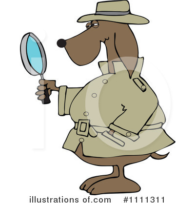 Royalty-Free (RF) Dog Clipart Illustration by djart - Stock Sample #1111311