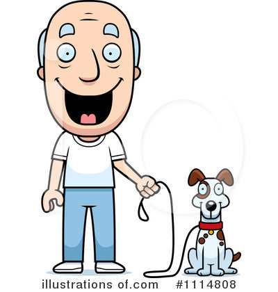 Dog Walker Clipart #1114808 by Cory Thoman