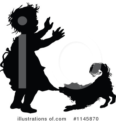 Royalty-Free (RF) Dog Clipart Illustration by Prawny Vintage - Stock Sample #1145870