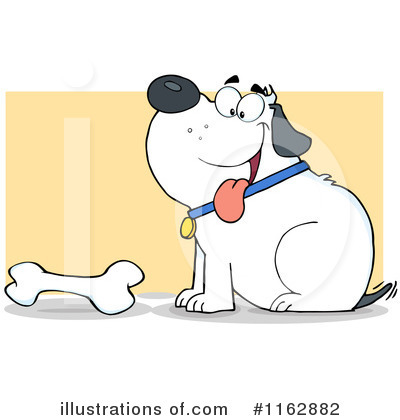 Dog Bone Clipart #1162882 by Hit Toon