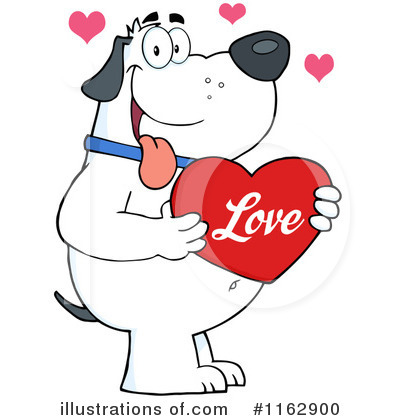 Royalty-Free (RF) Dog Clipart Illustration by Hit Toon - Stock Sample #1162900