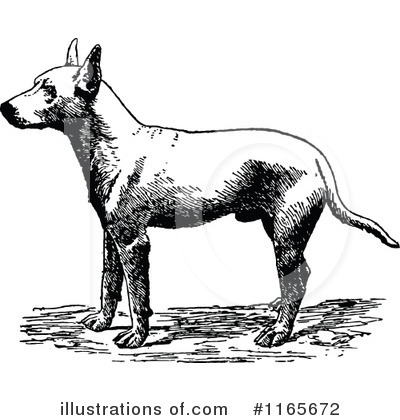 Royalty-Free (RF) Dog Clipart Illustration by Prawny Vintage - Stock Sample #1165672