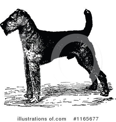 Royalty-Free (RF) Dog Clipart Illustration by Prawny Vintage - Stock Sample #1165677