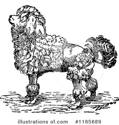 Royalty-Free (RF) Dog Clipart Illustration by Prawny Vintage - Stock Sample #1165689