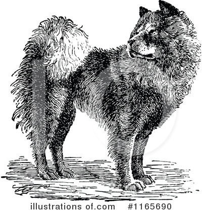 Royalty-Free (RF) Dog Clipart Illustration by Prawny Vintage - Stock Sample #1165690