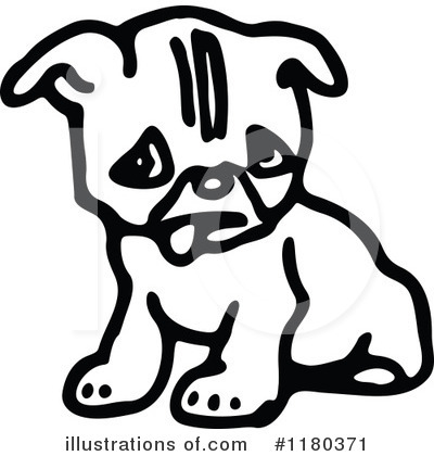 Royalty-Free (RF) Dog Clipart Illustration by Prawny Vintage - Stock Sample #1180371