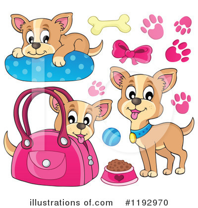 Chihuahua Clipart #1192970 by visekart