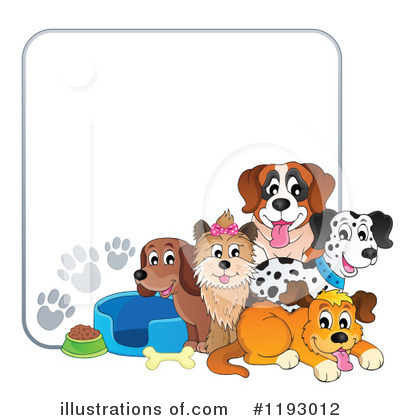 Royalty-Free (RF) Dog Clipart Illustration by visekart - Stock Sample #1193012