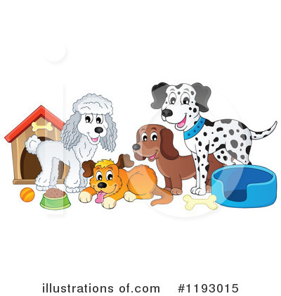 Royalty-Free (RF) Dog Clipart Illustration by visekart - Stock Sample #1193015
