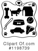 Dog Clipart #1198739 by Maria Bell