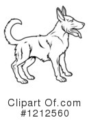 Dog Clipart #1212560 by AtStockIllustration