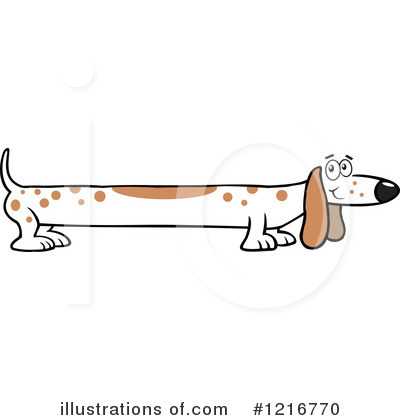 Wiener Dog Clipart #1216770 by Johnny Sajem