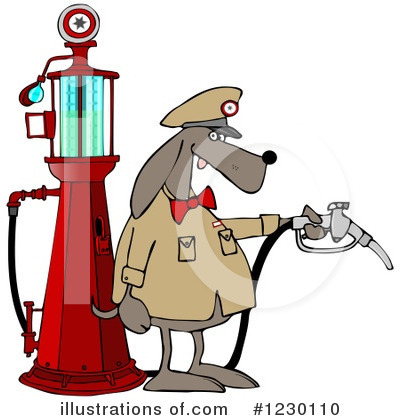Gas Station Clipart #1230110 by djart