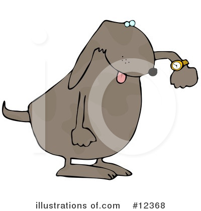 Royalty-Free (RF) Dog Clipart Illustration by djart - Stock Sample #12368