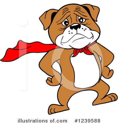 Royalty-Free (RF) Dog Clipart Illustration by LaffToon - Stock Sample #1239588