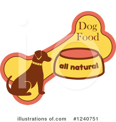 Dog Food Clipart #1240751 by Vector Tradition SM