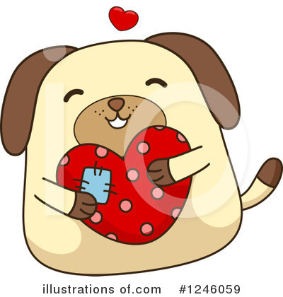 Royalty-Free (RF) Dog Clipart Illustration by BNP Design Studio - Stock Sample #1246059