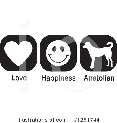 Anatolian Shepherd Clipart #1251744 by Johnny Sajem
