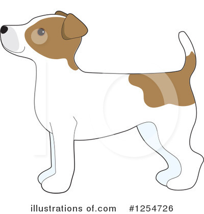 Jack Russell Terrier Clipart #1254726 by Maria Bell