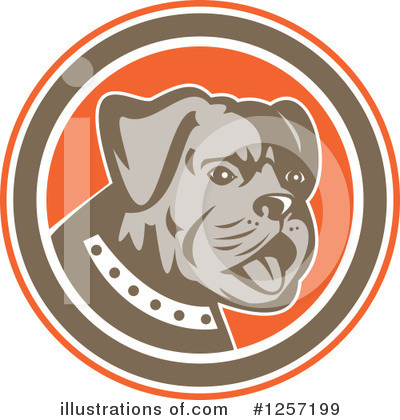 Royalty-Free (RF) Dog Clipart Illustration by patrimonio - Stock Sample #1257199