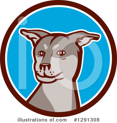 Royalty-Free (RF) Dog Clipart Illustration by patrimonio - Stock Sample #1291308